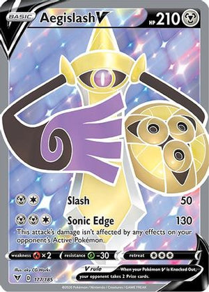 Aegislash V 177/185 - Vivid Voltage Holofoil - Poke-Collect