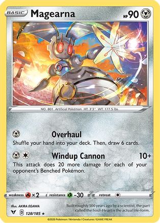 Magearna 128/185 - SWSH04 Vivid Voltage Reverse Holofoil - Poke-Collect