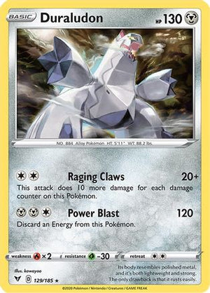 Duraludon 129/185 - SWSH04 Vivid Voltage Holofoil - Poke-Collect
