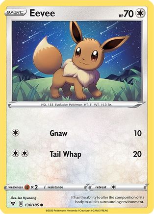 Eevee 130/185 - SWSH04 Vivid Voltage - Poke-Collect