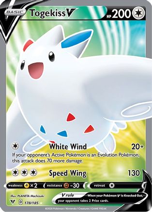 Togekiss V 178/185 - Vivid Voltage Holofoil - Poke-Collect