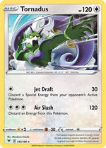 Tornadus 142/185 - Vivid Voltage Reverse Holofoil - Poke-Collect
