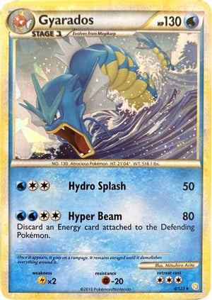 Gyarados - 4/123 (Cracked Ice Holo) 4 - Miscellaneous Cards & Products Holofoil - Poke-Collect