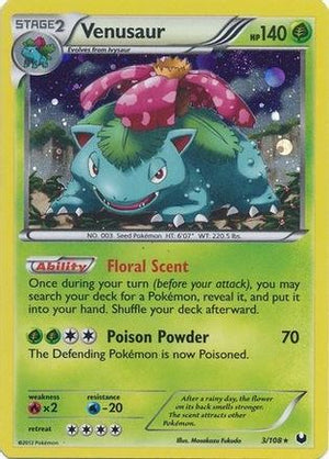Venusaur - 3/108 (Cosmos Holo) 3 - Blister Exclusives Holofoil - Poke-Collect