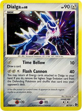 Dialga - 16/106 (Cosmos Holo) 16 - Deck Exclusives Holofoil - Poke-Collect