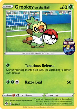 Grookey on the Ball - 003/005 (Pokemon Futsal) 3/5 - Miscellaneous Cards & Products - Poke-Collect