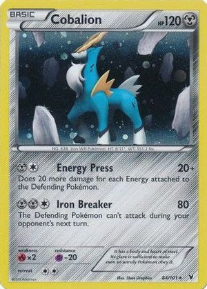 Cobalion - 84/101 (Cosmos Holo) 84 - Blister Exclusives Holofoil