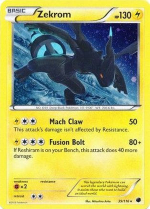 Zekrom - 39/116 (Cosmos Holo) 39 - Miscellaneous Cards & Products Holofoil - Poke-Collect