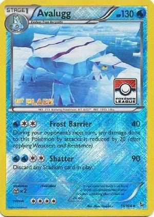 Avalugg - 31/106 (Pokemon League) [1st Place] 31 - League & Championship Cards Reverse Holofoil - Poke-Collect