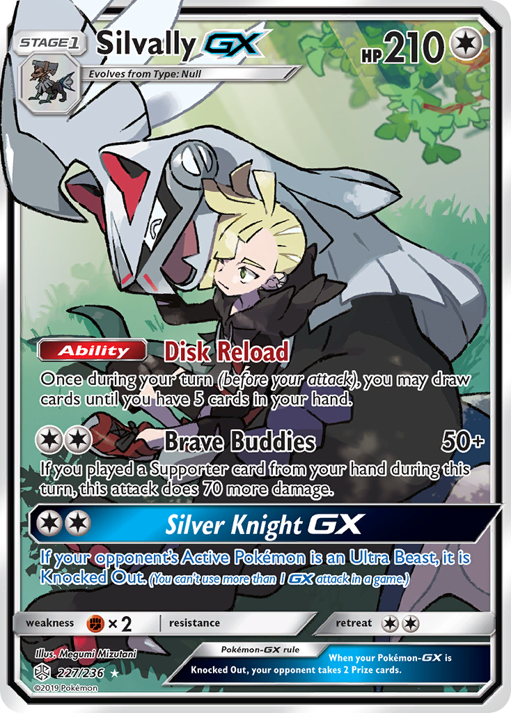 Silvally GX (Full Art) 227/236 - SM  Cosmic Eclipse Holofoil - Poke-Collect