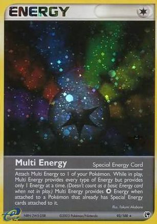 Multi Energy (Special) 93/100 (League Promo) 93 - League & Championship Cards Holofoil - Poke-Collect
