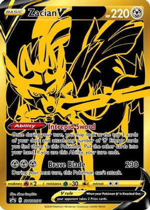 Zacian V SWSH076/307 - SWSH Black Star Promos Holofoil - Poke-Collect