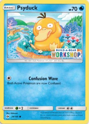 Psyduck - 28/149 (Build-A-Bear Workshop Exclusive) 28 - Miscellaneous Cards & Products - Poke-Collect