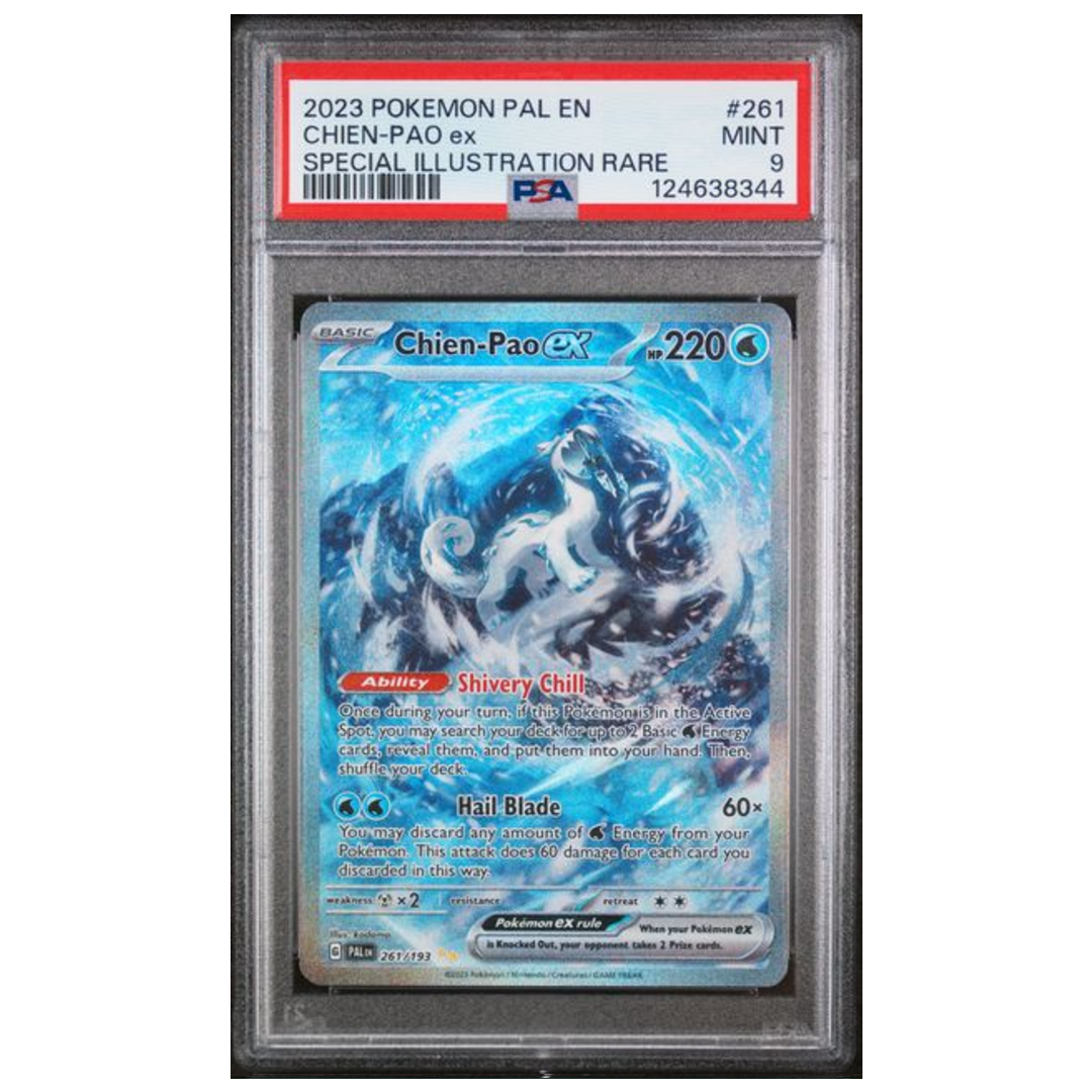 Chien Pao ex SIR Paldea Evolved #261 PSA 9 - Poke-Collect
