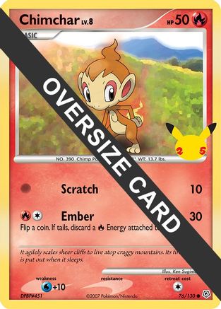 Chimchar 76 - First Partner Pack - Poke-Collect