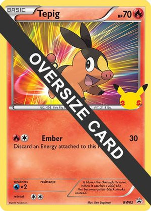 Tepig BW02 - First Partner Pack - Poke-Collect