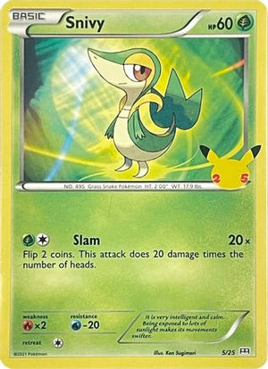 Snivy 5/25 - McDonalds Collection 2021 Holofoil - Poke-Collect