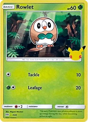 Rowlet 7/25 - McDonalds Collection 2021 - Poke-Collect
