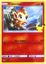 Chimchar - 12/25 12/25 - McDonalds 25th Anniversary Promos - Poke-Collect