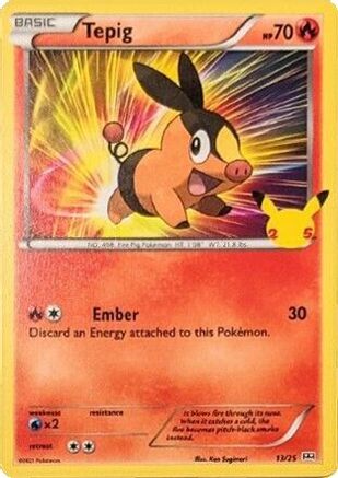 Tepig 13/25 - McDonalds Collection 2021 Holofoil - Poke-Collect