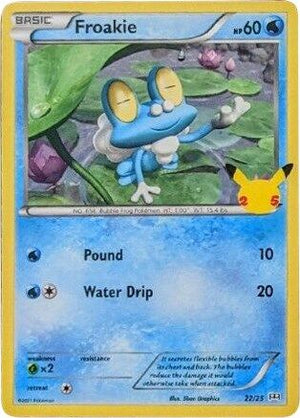 Froakie - 22/25 22/25 - McDonalds 25th Anniversary Promos - Poke-Collect