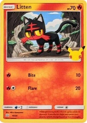 Litten - 15/25 15/25 - McDonalds 25th Anniversary Promos