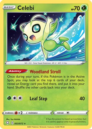 Celebi 3/72 - Shining Fates - Poke-Collect