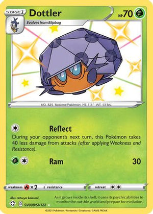 Dottler SV008/122 - Shining Fates Shiny Vault Holofoil - Poke-Collect