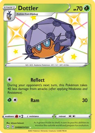 Dottler SV008/122 - Shiny Vault Holofoil - Poke-Collect