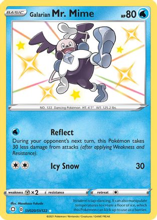 Galarian Mr. Mime SV020/122 - Shiny Vault Holofoil