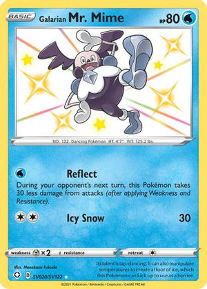 Galarian Mr. Mime SV020/122 - Shiny Vault Holofoil