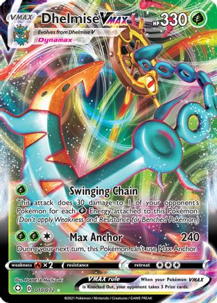 Dhelmise VMAX 10/72 - Shining Fates Holofoil - Poke-Collect