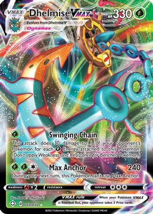 Dhelmise VMAX 10/72 - Shining Fates Holofoil - Poke-Collect