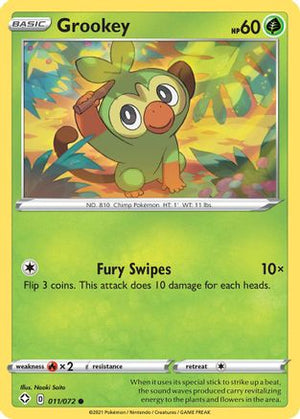 Grookey 11/72 - Shining Fates - Poke-Collect