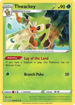 Thwackey 12/72 - Shining Fates - Poke-Collect