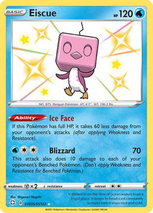 Eiscue SV035/122 - Shining Fates Shiny Vault Holofoil - Poke-Collect