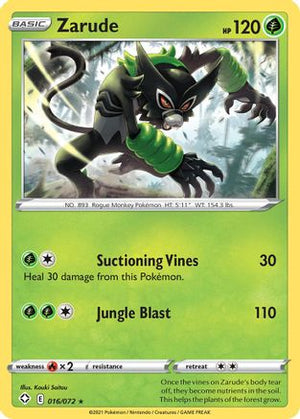 Zarude 16/72 - Shining Fates Reverse Holofoil - Poke-Collect