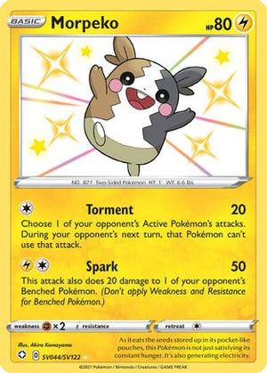 Morpeko SV044/122 - Shiny Vault Holofoil - Poke-Collect