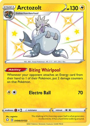 Arctozolt SV046/122 - Shiny Vault Holofoil - Poke-Collect