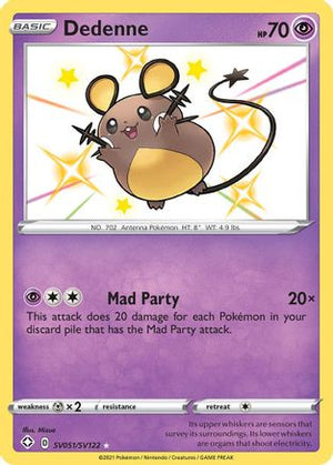 Dedenne SV051/122 - Shiny Vault Holofoil