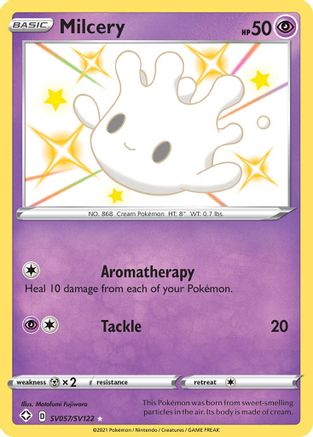 Milcery SV057/122 - Shiny Vault Holofoil - Poke-Collect