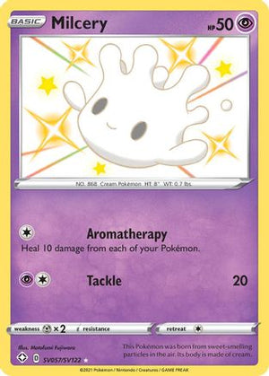 Milcery SV057/122 - Shiny Vault Holofoil - Poke-Collect
