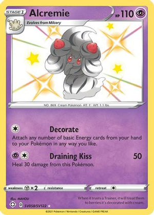Alcremie SV058/122 - Shiny Vault Holofoil - Poke-Collect
