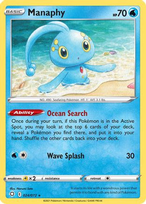 Manaphy 24/72 - Shining Fates - Poke-Collect