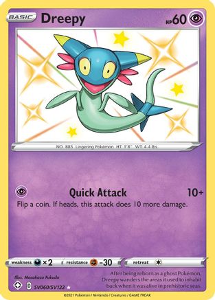 Dreepy SV060/122 - Shiny Vault Holofoil - Poke-Collect
