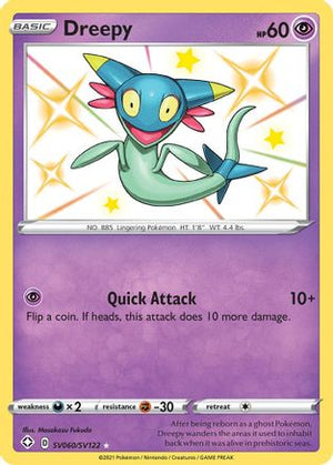 Dreepy SV060/122 - Shiny Vault Holofoil - Poke-Collect