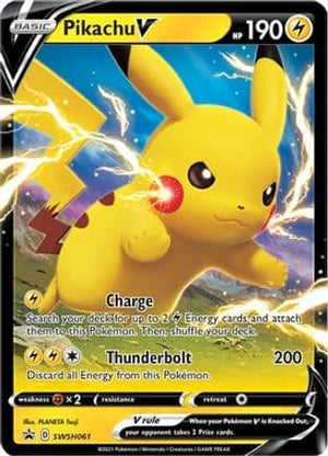 Pikachu V SWSH061/307 - SWSH Black Star Promos Holofoil - Poke-Collect