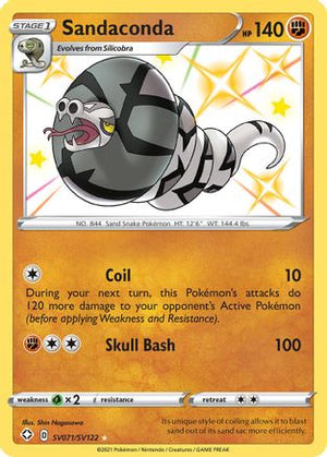 Sandaconda SV071/122 - Shiny Vault Holofoil - Poke-Collect