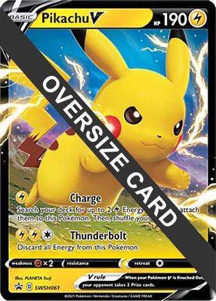 Pikachu V - SWSH061 SWSH061 - Jumbo Cards Holofoil - Poke-Collect
