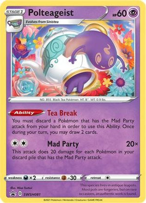 Polteageist SWSH081/307 - SWSH Black Star Promos Holofoil - Poke-Collect
